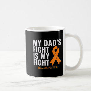 Caneca De Café Minha Luta de Pais é minha Consciência da Leucemia