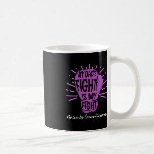Caneca De Café Minha Luta De Pais É O Câncer de pâncreas De Luta.
