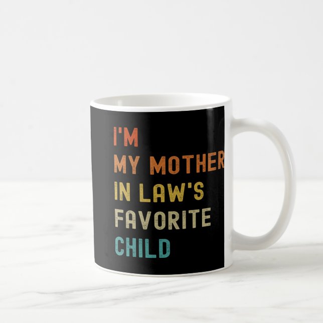 Caneca De Café Minha Mãe Em Leis Familiares Favoritas Mãe Da (Direita)