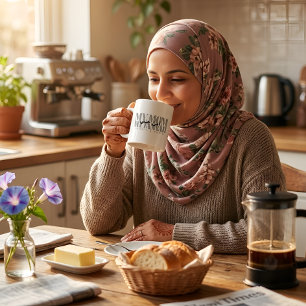 Caneca De Café MINHA MÃE MINHA JANNAH Presente Personalizado para