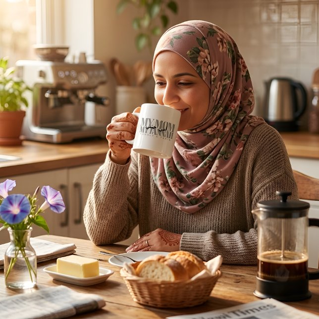 Caneca De Café MINHA MÃE MINHA JANNAH Presente Personalizado para (Criador carregado)