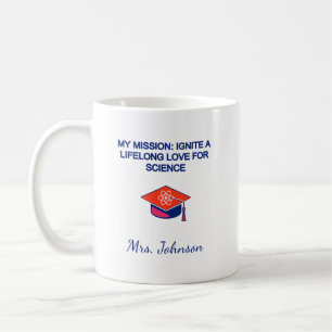 Caneca De Café Minha Missão: Acender o Amor pela Ciência para Tod