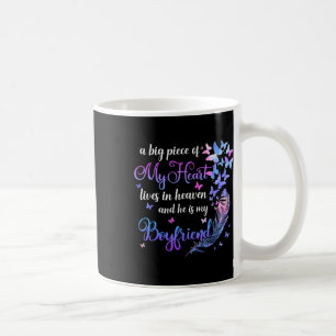 Caneca De Café Minha Namorado mora no Céu, citação memorial