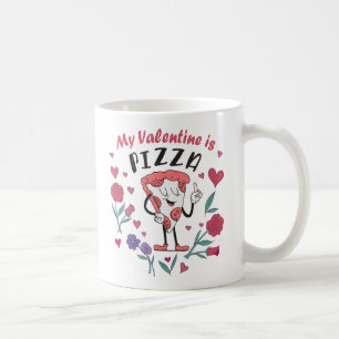Caneca De Café Minha Namorados é Pizza Convite