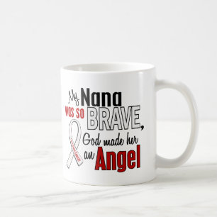 Caneca De Café Minha Nana é um câncer pulmonar do anjo