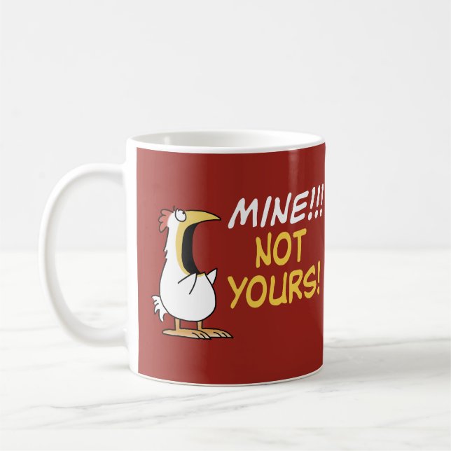 Caneca De Café Minha Não Sua Galinha Boynton (Esquerda)