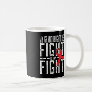 Caneca De Café Minha neta luta é meu Cancer de sangue