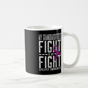 Caneca De Café Minha neta luta é minha luta contra a epilepsia em