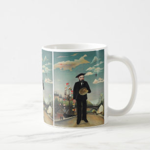 Caneca De Café Minha Paisagem de Retrato 1890, Henri Rousseau
