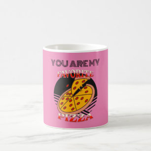 Caneca De Café Minha Pizza favorita, presente de pai legal elegan