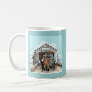 Caneca De Café Minha Ponte Coberta Amish