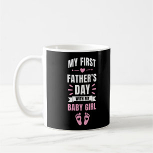 Caneca De Café Minha Primeira Filha De Dia de os pais