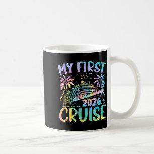 Caneca De Café Minha Primeira Viagem de Cruzeiro 2026 Camisa Tie