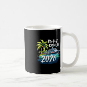 Caneca De Café Minha Primeira Viagem de Cruzeiro 2026 Divertida P