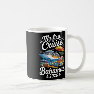 Caneca De Café Minha Primeira Viagem de Cruzeiro Hamas 2026 Corre