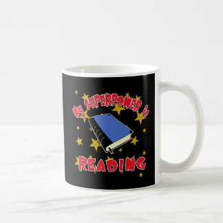 Caneca De Café Minha superpotência está lendo