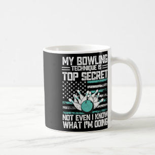 Caneca De Café Minha Técnica De Boliche É A Boliche Secreta 2