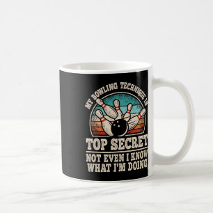 Caneca De Café Minha Técnica De Boliche É A Boliche Secreta B