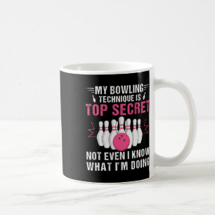 Caneca De Café Minha Técnica De Boliche É A Boliche Secreta B