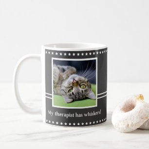 Caneca De Café Minha Terapeuta Tem Bigodes Foto