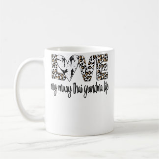Caneca De Café Minha Vida de Avó Muay Thai Avó Muay Thai