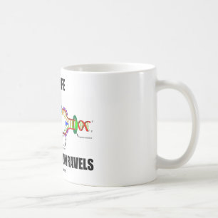 Caneca De Café Minha vida Unravels freqüentemente (a réplica do