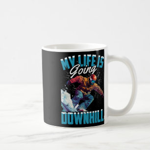 Caneca De Café Minha Vida Vai Descida - Snowboard 1