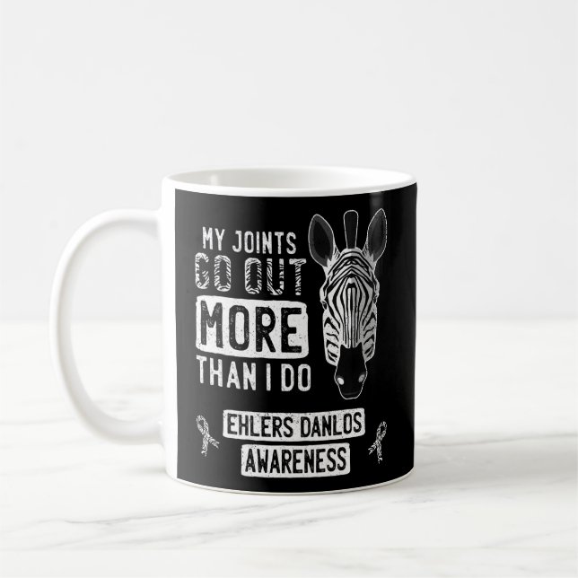 Caneca De Café Minhas Articulações Surgem Ehlers-Danlos Sindroma  (Esquerda)