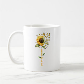 Caneca De Café Minhas Borboletas Sunshine, Girassol Personalizado