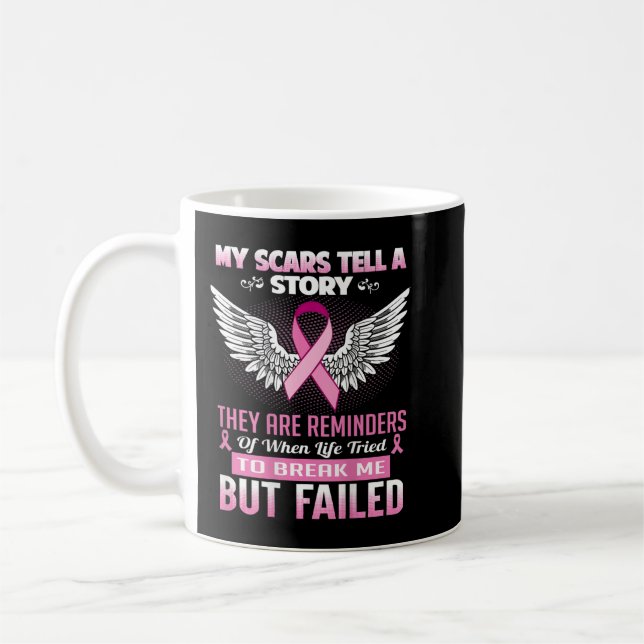 Caneca De Café Minhas cicatrizes contam uma história - Conscienti (Esquerda)