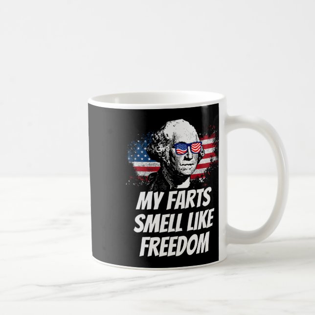 Caneca De Café Minhas Farinhas Cheiram À Liberdade Engraçada 4 de (Direita)