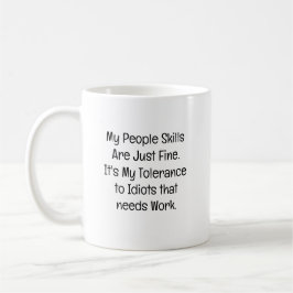 Caneca De Café Minhas habilidades sociais estão bem