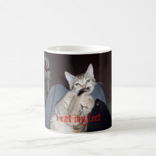 Caneca De Café MINHAS IMAGENS 018, eu como meus pés