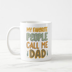 CANECA DE CAFÉ MINHAS PESSOAS FAVORÁVEIS ME CHAMAM DE PAI