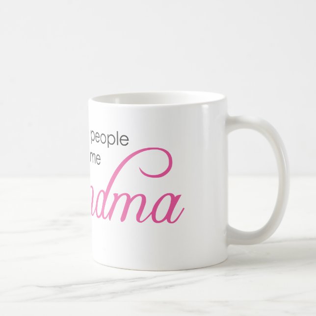 Caneca De Café Minhas pessoas favoritas chamam-me avó (Direita)