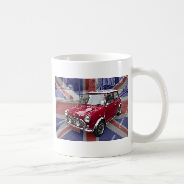 Caneca De Café Mini carro clássico britânico (Direita)