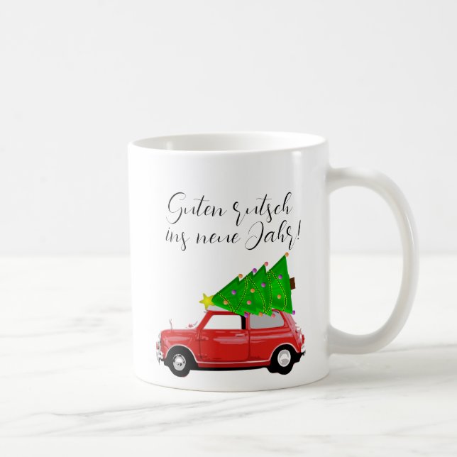 Caneca De Café Mini Cooper Tasse Silvester (Direita)