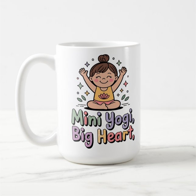 Caneca De Café Mini iogue coração grande (Esquerda)