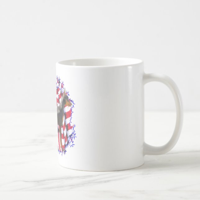 Caneca De Café Miniatura Pinscher Patriot (Direita)