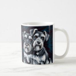 Caneca De Café Miniatura Schnauzer Pals