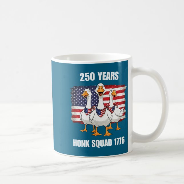 Caneca De Café Minimal 250 Years Honk Squad 1776 (Direita)