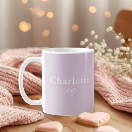 Caneca De Café Minimal Personalized Name Mug