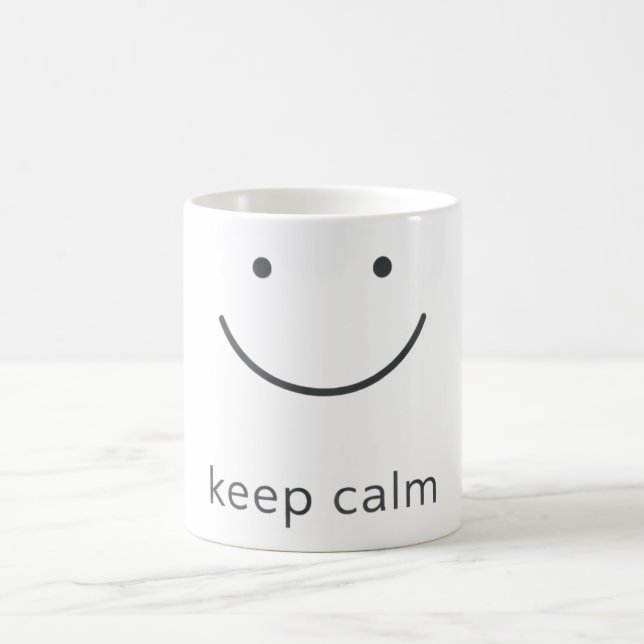 Caneca De Café Minimal Positive Mood Design (Centro)