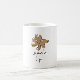 Caneca De Café Minimalismo de Vida Simples