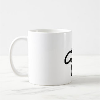 Caneca De Café Minimalist Bee Line Art Design – Modern Simple Bee