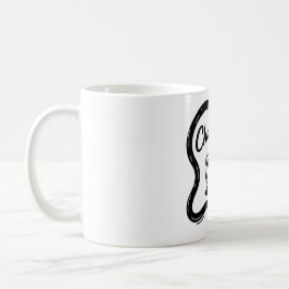 Caneca De Café Minimalist Chai Time Typography Art