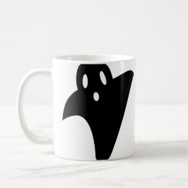 Caneca De Café Minimalist cute ghost 