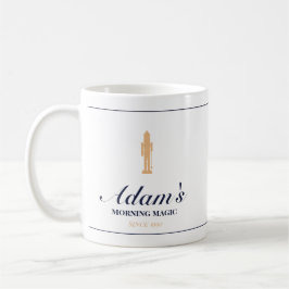 Caneca De Café Minimalist elegant personalized christmas mug