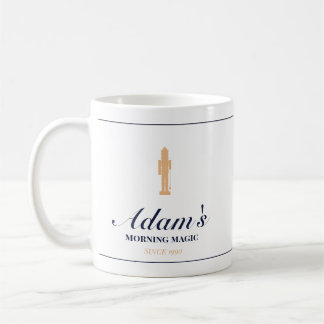 Caneca De Café Minimalist elegant personalized christmas mug