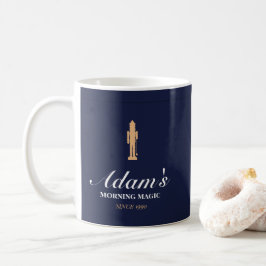 Caneca De Café Minimalist elegant personalized christmas mug
